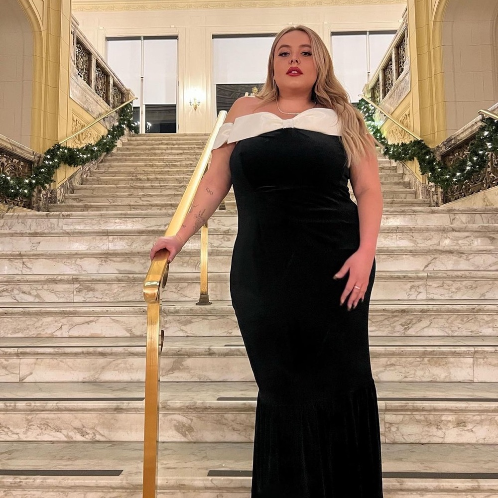 Worn Once Crushed Velvet Gown